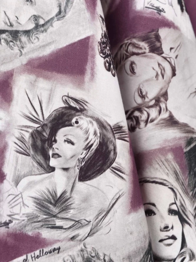 Circle Skirt Silver Screen Amethyst 4 Circle Skirt Silver Screen Amethyst - Image 2