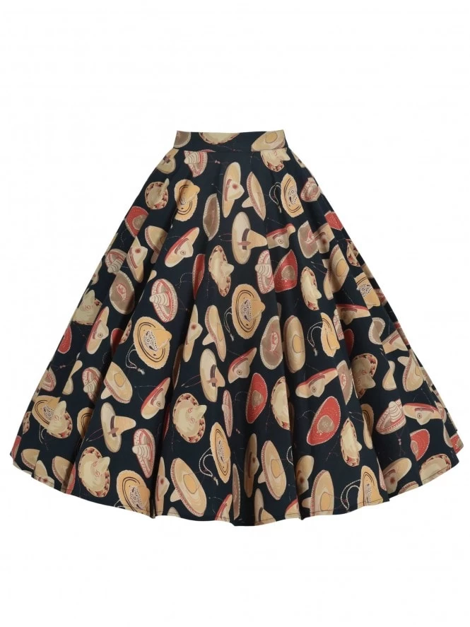 Circle Skirt Sombrero Large Black 3 Circle Skirt Sombrero Large Black