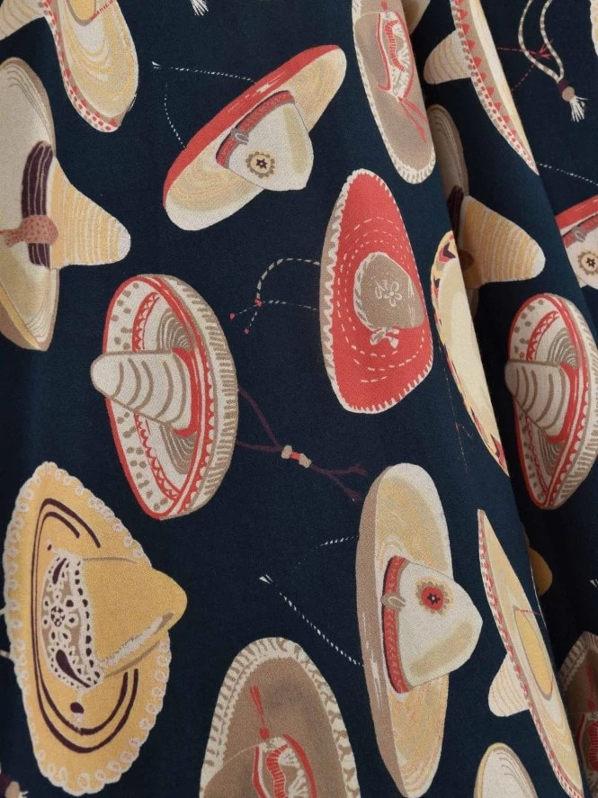 Circle Skirt Sombrero Large Black 4 Circle Skirt Sombrero Large Black - Image 2