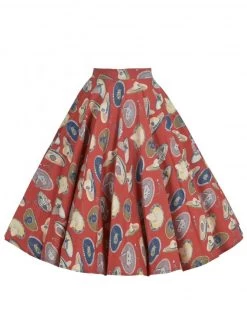 Circle Skirt Sombrero Large Rust