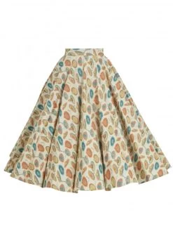 Circle Skirt Sombrero Mini Tan
