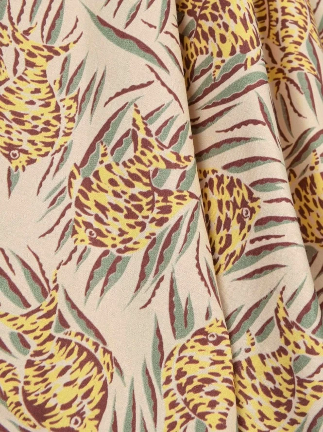 Circle Skirt Tiger Fish Beige 4 Circle Skirt Tiger Fish Beige - Image 2