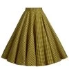 Circle Skirt Yellow And Black Gingham 2 Circle Skirt Yellow And Black Gingham -Chic Apparel Shop circle skirt yellow and black gingham p5726 25242 medium