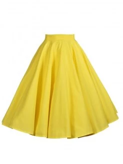 Circle Skirt Yellow
