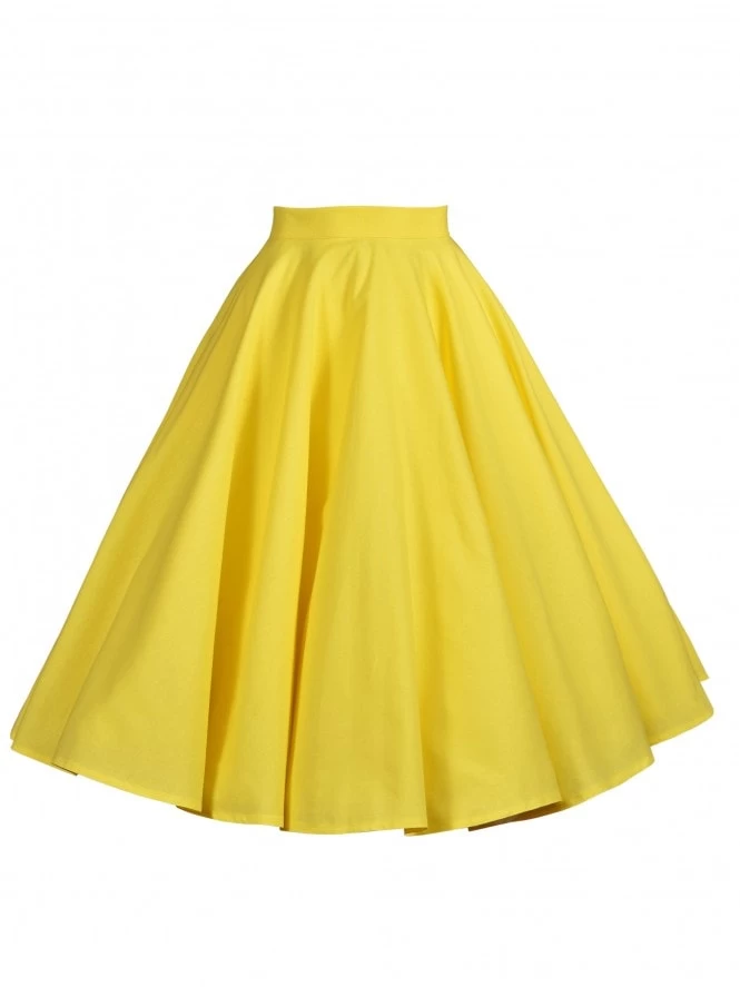 Circle Skirt Yellow 3 Circle Skirt Yellow