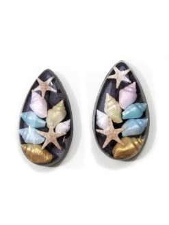 Conshell Multi Earrings Black
