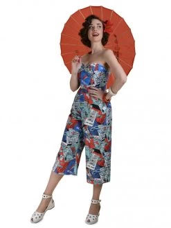 Cover Girl Blue Culottes