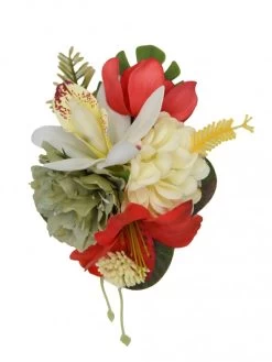 Crimson Cascade Hair Clip