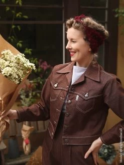 Denim Jacket Chocolate