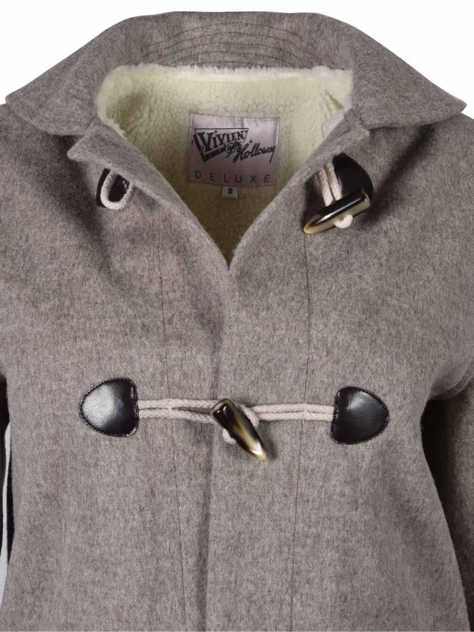 Duffle Coat Latte 4 Duffle Coat Latte - Image 2