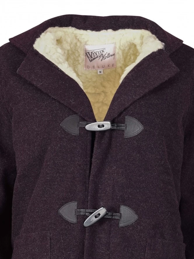 Duffle Coat Purple 4 Duffle Coat Purple - Image 2