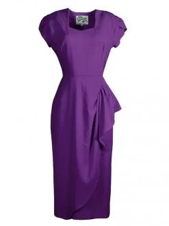 Gloria 1940s Dress Clematis -Chic Apparel Shop gloria 1940s dress clematis p6217 27502 medium