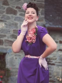 Gloria 1940s Dress Clematis -Chic Apparel Shop gloria 1940s dress clematis p6217 29188 medium