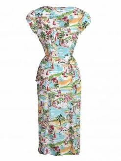 Gloria 1940s Dress Riviera -Chic Apparel Shop gloria 1940s dress riviera p4244 22103 medium