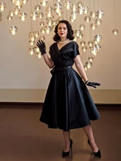 Grace Black Duchess Dress