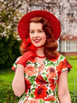 Grace Roses In Bloom Red Dress -Chic Apparel Shop grace roses in bloom red dress p4700 22284 medium