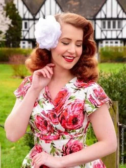 Grace White Pink Rose Dress 12 Grace White Pink Rose Dress -Chic Apparel Shop grace white pink rose dress p4711 22402 medium