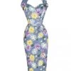 Halterneck Pencil Chrysanthemum Lilac Dress -Chic Apparel Shop halterneck pencil chrysanthemum lilac dress p4772 20661 medium