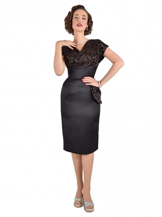 Jezebel Bronze Leopard Bust Dress 3 Jezebel Bronze Leopard Bust Dress