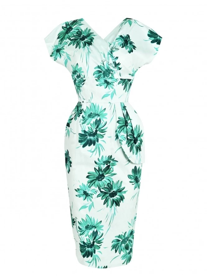 Jezebel Dahlia Green Dress 6 Jezebel Dahlia Green Dress - Image 4