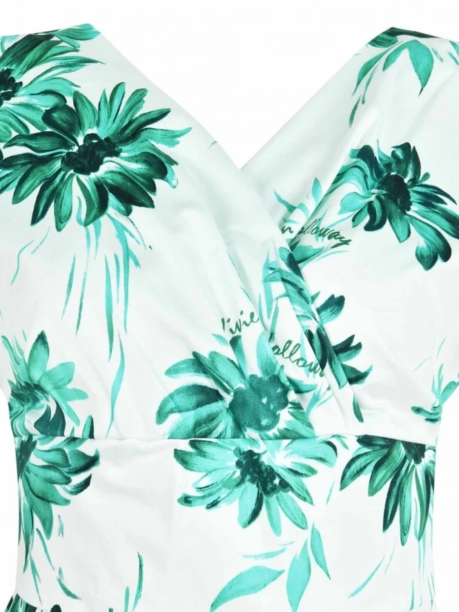 Jezebel Dahlia Green Dress 7 Jezebel Dahlia Green Dress - Image 5