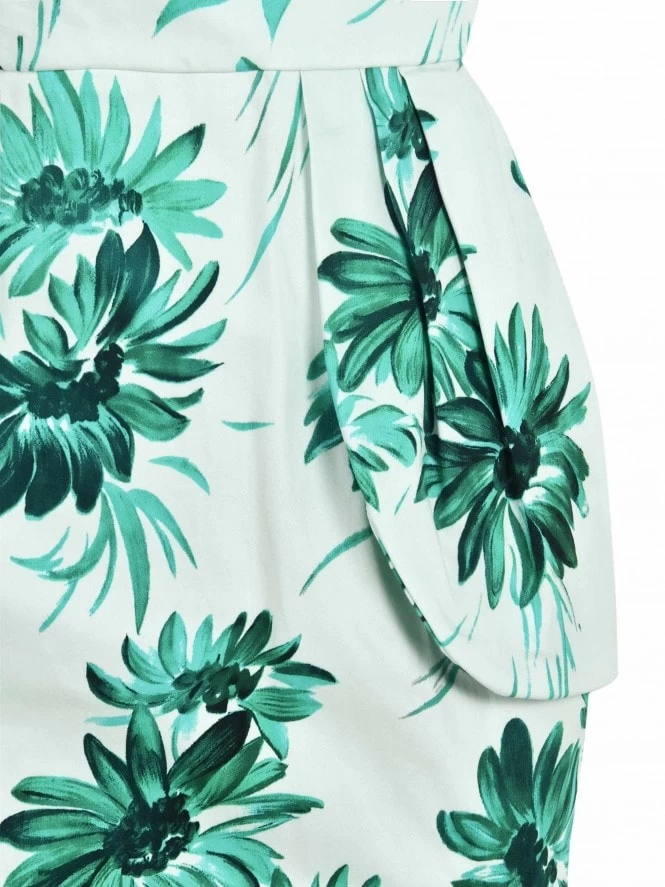 Jezebel Dahlia Green Dress 5 Jezebel Dahlia Green Dress - Image 3