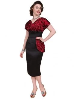 Jezebel Red Leopard Bust Dress