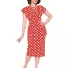 Jezebel Red White Polka Dot Dress -Chic Apparel Shop jezebel red white polka dot dress p386 19791 medium
