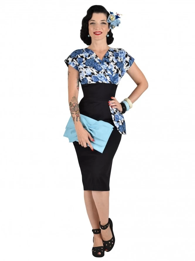 Jezebel Wild Rose Royal Bust Dress 3 Jezebel Wild Rose Royal Bust Dress