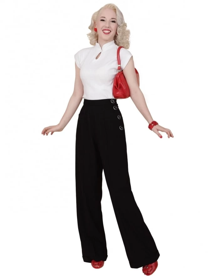 Katharine Trousers Black Soft 3 Katharine Trousers Black Soft