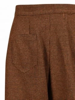 Katharine Trousers Burnt Orange Dogtooth -Chic Apparel Shop katharine trousers burnt orange dogtooth p6547 29263 medium