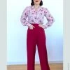Katharine Trousers Cherry -Chic Apparel Shop katharine trousers cherry p5773 26526 medium