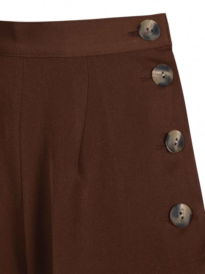 Katharine Trousers Chocolate 5 Katharine Trousers Chocolate - Image 3