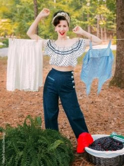 Katharine Trousers Denim -Chic Apparel Shop katharine trousers denim p502 20589 medium