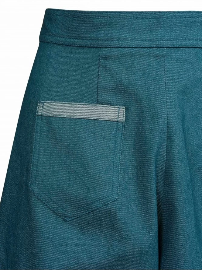 Katharine Trousers Denim Petrol 5 Katharine Trousers Denim Petrol - Image 3