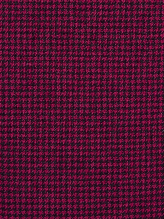 Katharine Trousers Dogtooth Dark Pink 5 Katharine Trousers Dogtooth Dark Pink - Image 3