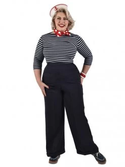 Katharine Trousers Navy Soft