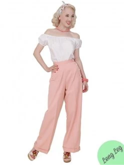 Katharine Trousers Pink Soft Long Leg -Chic Apparel Shop katharine trousers pink soft long leg p5245 22693 medium