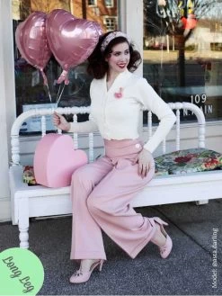 Katharine Trousers Pink Soft Long Leg -Chic Apparel Shop katharine trousers pink soft long leg p5245 22694 medium