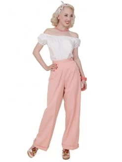 Katharine Trousers Pink Soft -Chic Apparel Shop katharine trousers pink soft p2259 11235 medium