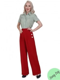 Katharine Trousers Ruby Long Leg