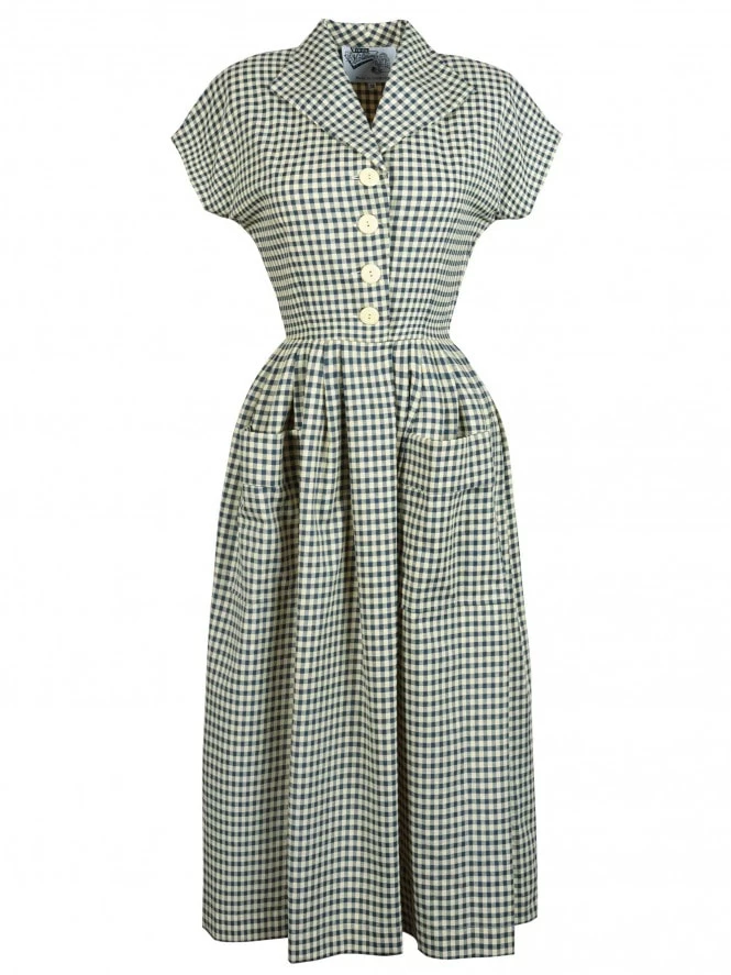 Kitty Blue And Cream Gingham 4 Kitty Blue And Cream Gingham - Image 2