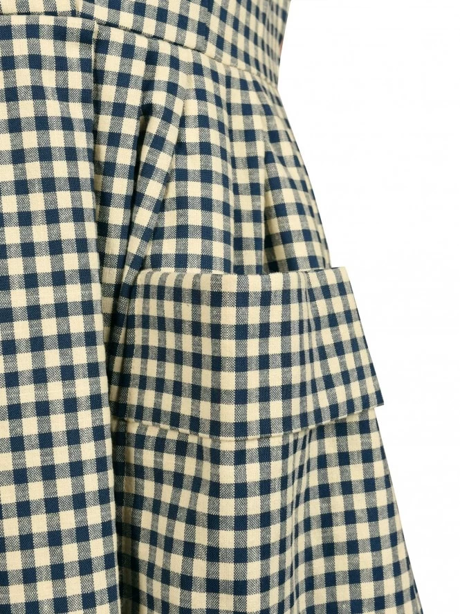 Kitty Blue And Cream Gingham 6 Kitty Blue And Cream Gingham - Image 4