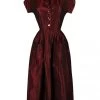 Kitty Burgundy Taffeta -Chic Apparel Shop kitty burgundy taffeta p6153 27127 medium