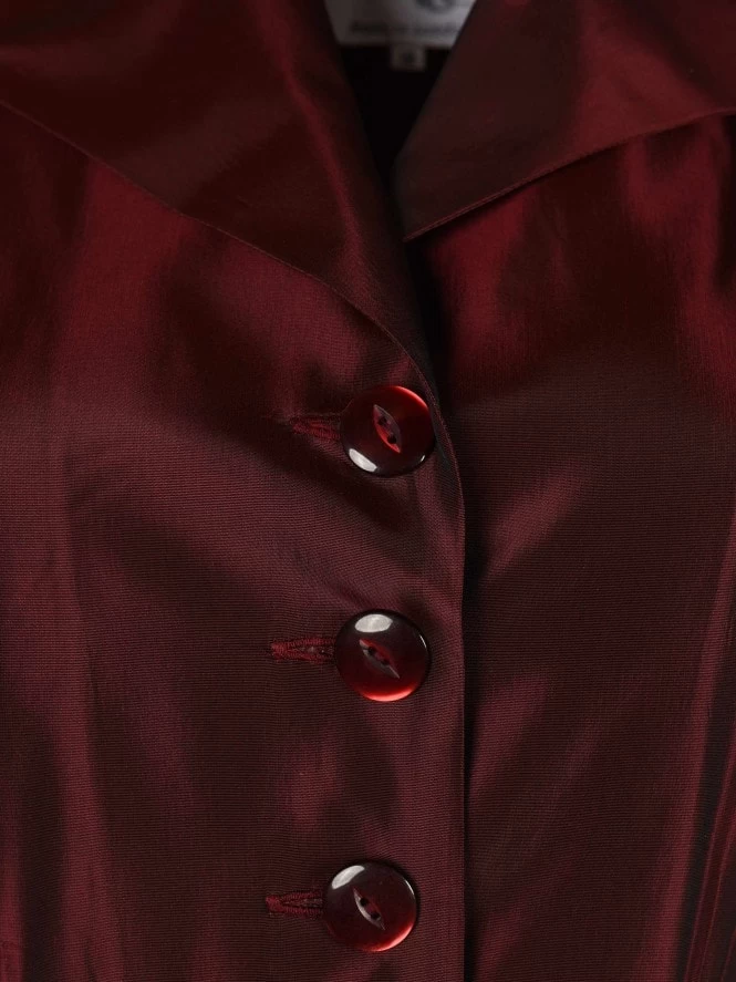 Kitty Burgundy Taffeta 4 Kitty Burgundy Taffeta - Image 2