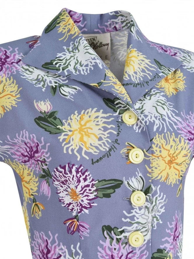 Kitty Chrysanthemum Lilac 4 Kitty Chrysanthemum Lilac - Image 2