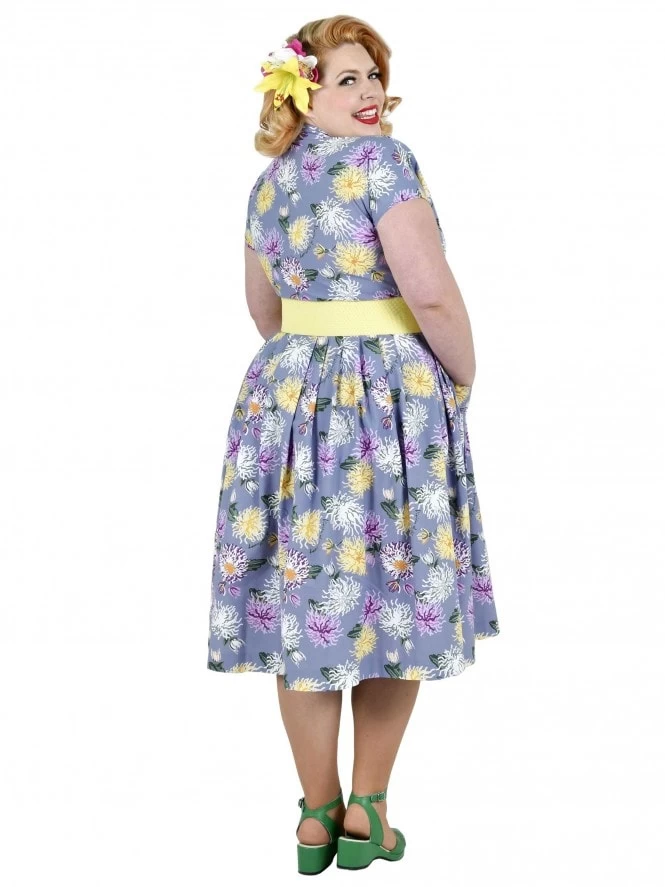 Kitty Chrysanthemum Lilac 6 Kitty Chrysanthemum Lilac - Image 4