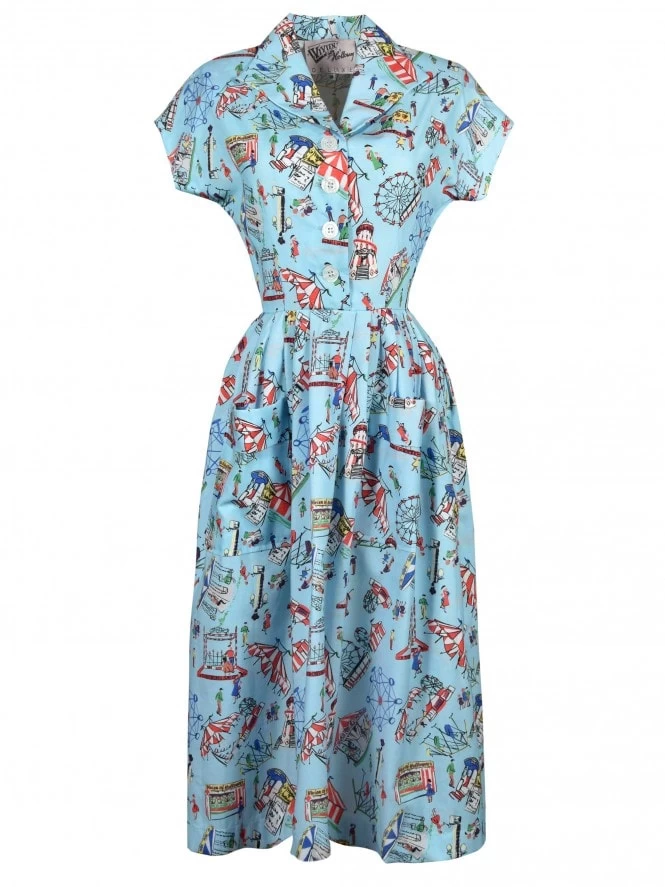 Kitty Fairground Blue 3 Kitty Fairground Blue