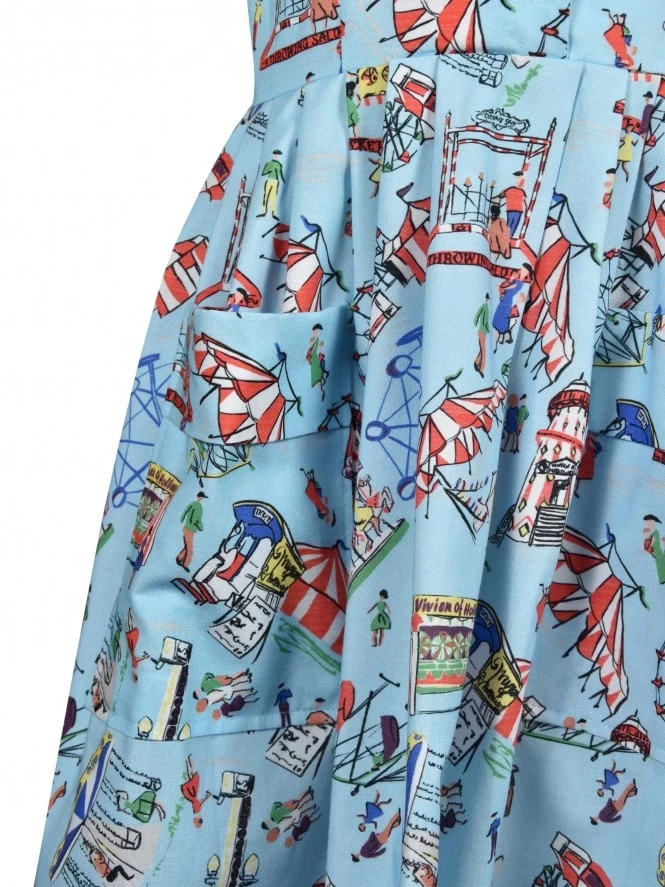 Kitty Fairground Blue 4 Kitty Fairground Blue - Image 2