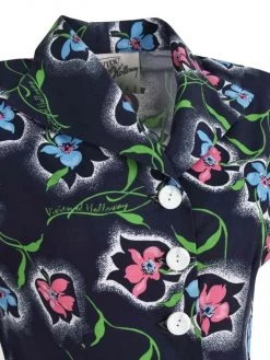 Kitty Floral Spray Blue -Chic Apparel Shop kitty floral spray blue p4750 20596 medium